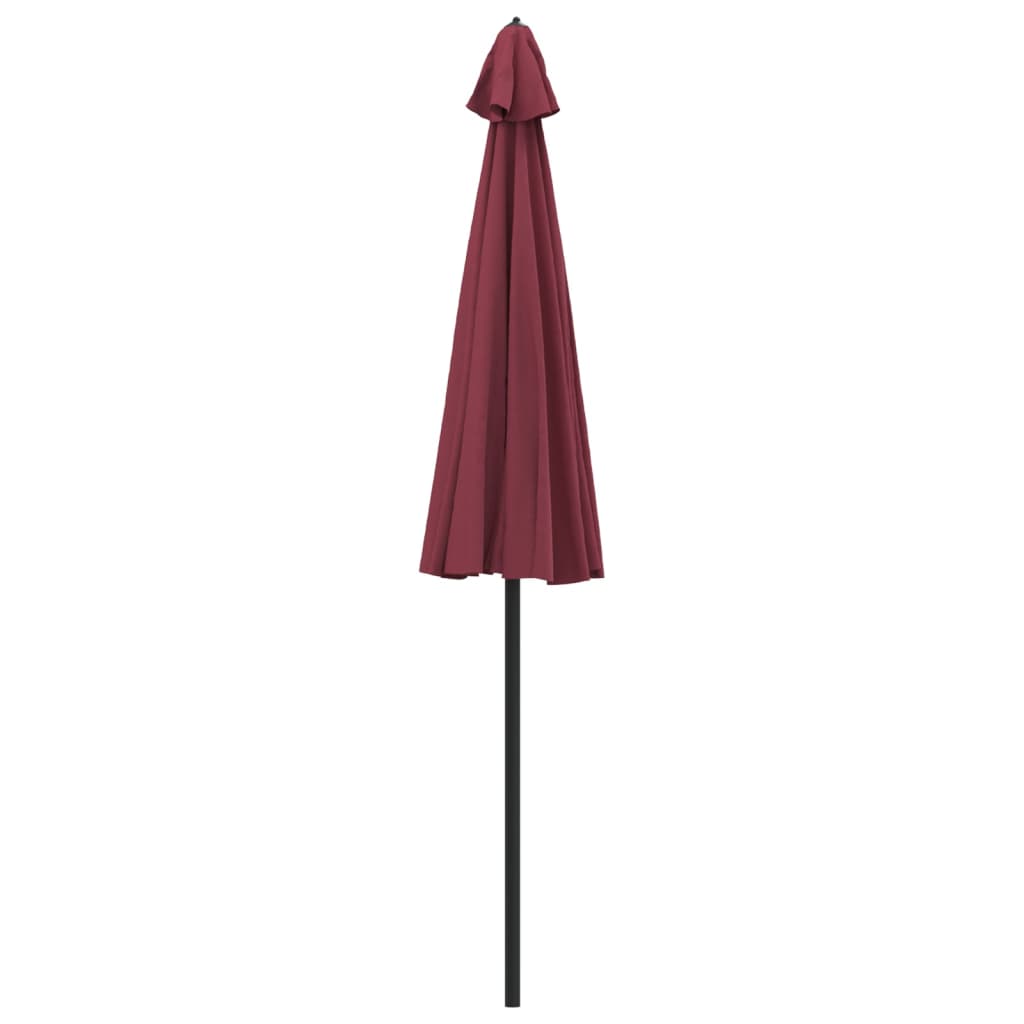Garden Parasol with Aluminium Pole 270 cm Bordeaux Red