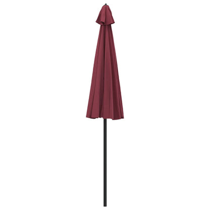 Garden Parasol with Aluminium Pole 270 cm Bordeaux Red