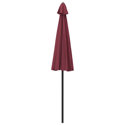 Garden Parasol with Aluminium Pole 250 cm Bordeaux Red