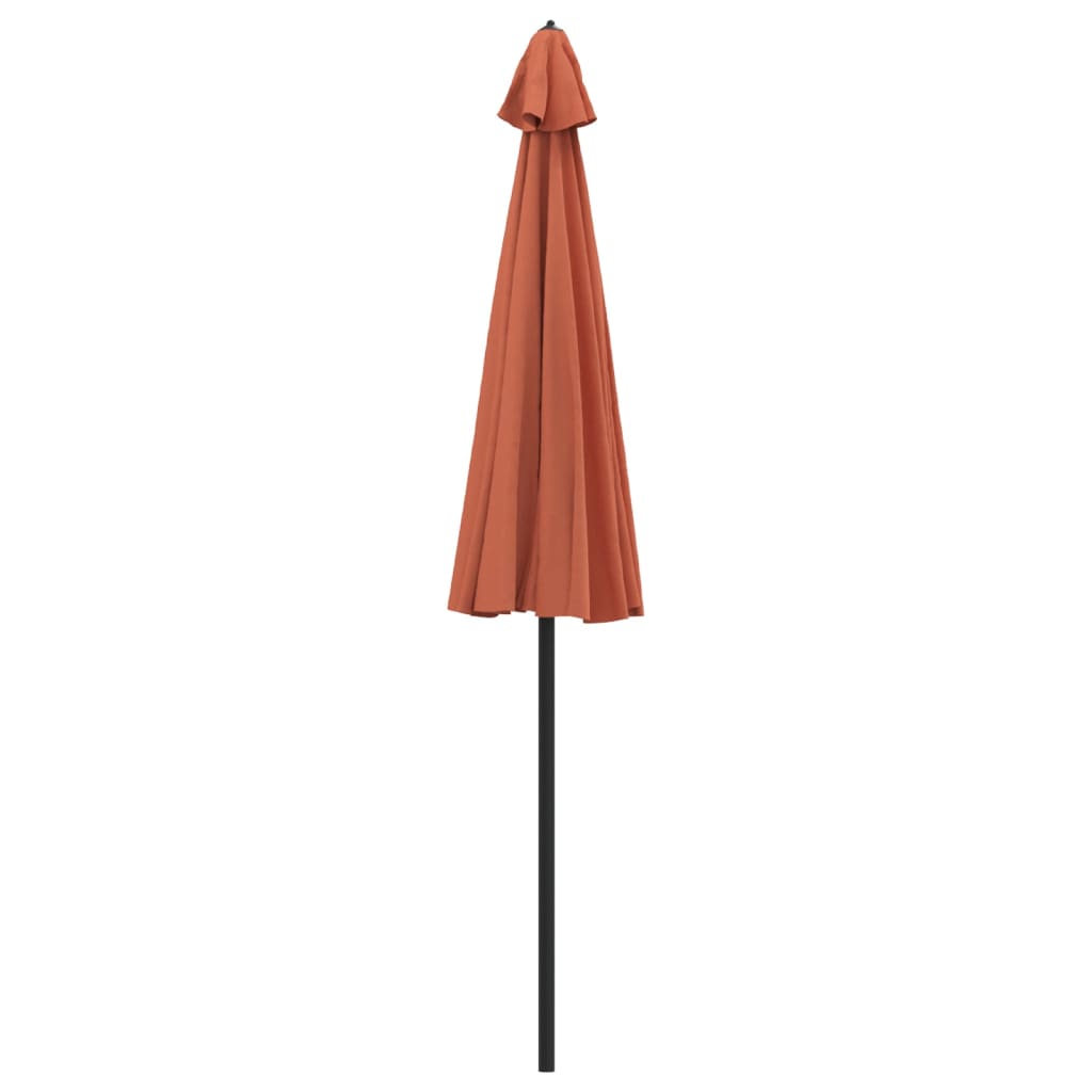 Garden Parasol with Aluminium Pole 270 cm Terracotta