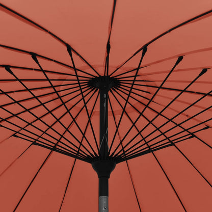 Garden Parasol with Aluminium Pole 270 cm Terracotta