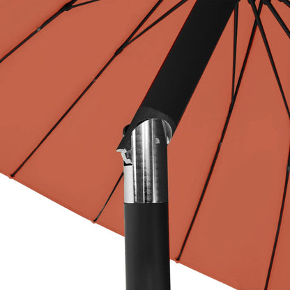 Garden Parasol with Aluminium Pole 270 cm Terracotta