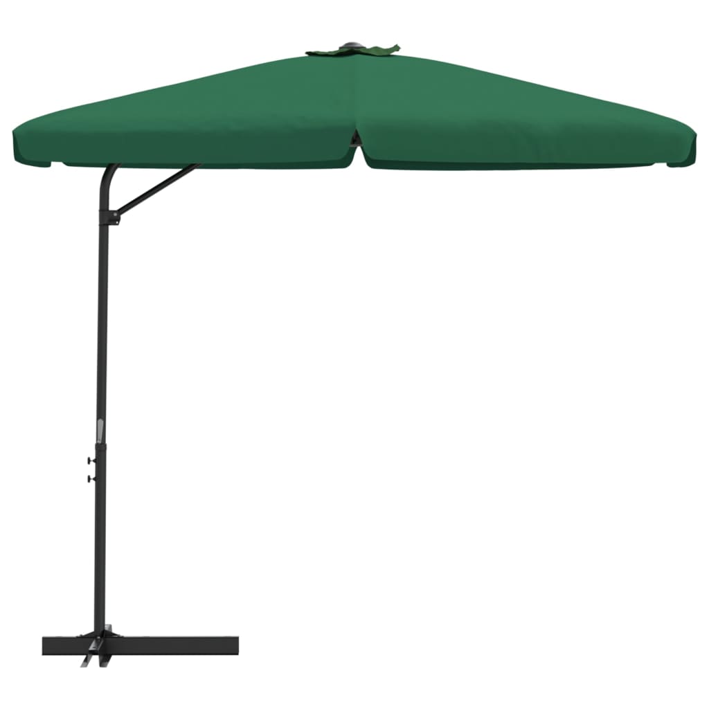 Garden Parasol with Steel Pole 300 cm Green