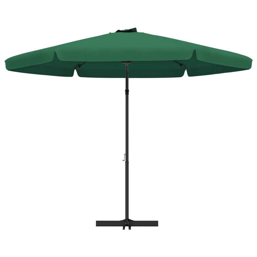 Garden Parasol with Steel Pole 300 cm Green