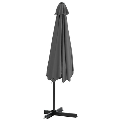 Garden Parasol with Steel Pole 300 cm Anthracite