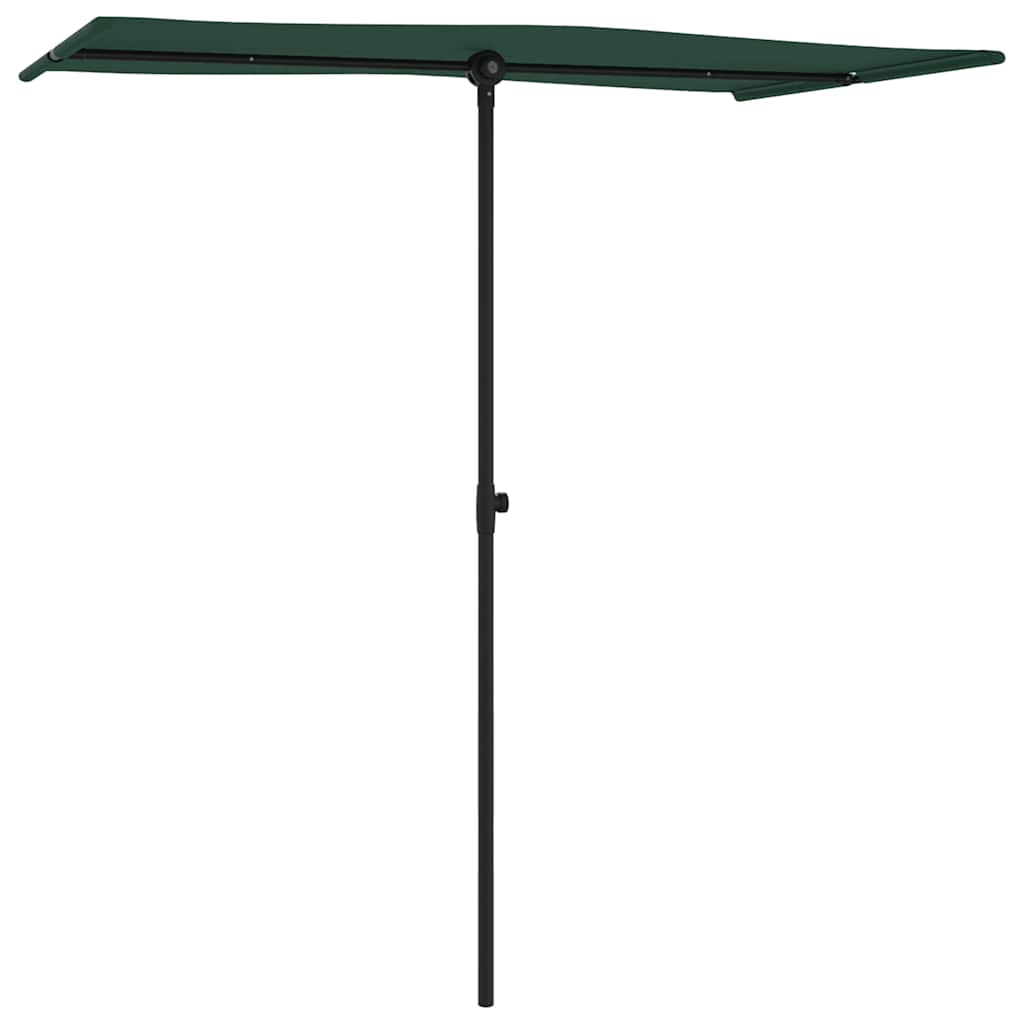 Garden Parasol | Green | Aluminium | Medium | Rotatable | Garden Parasol