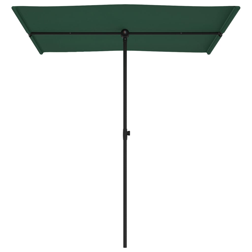Garden Parasol | Green | Aluminium | Medium | Rotatable | Garden Parasol