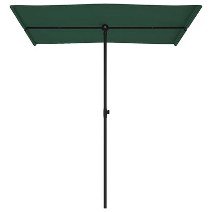 Garden Parasol | Green | Aluminium | Medium | Rotatable | Garden Parasol