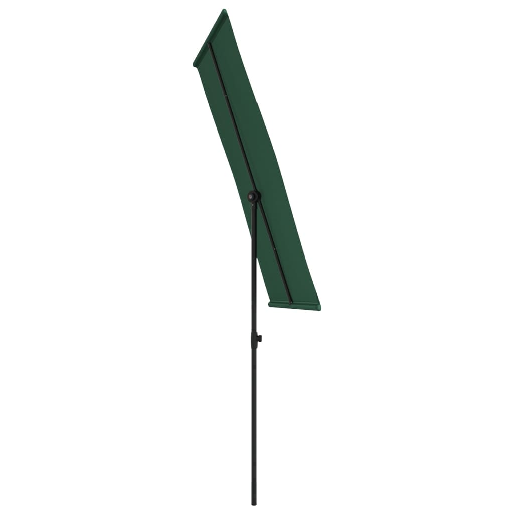 Garden Parasol | Green | Aluminium | Medium | Rotatable | Garden Parasol