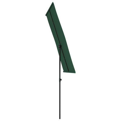 Garden Parasol | Green | Aluminium | Medium | Rotatable | Garden Parasol