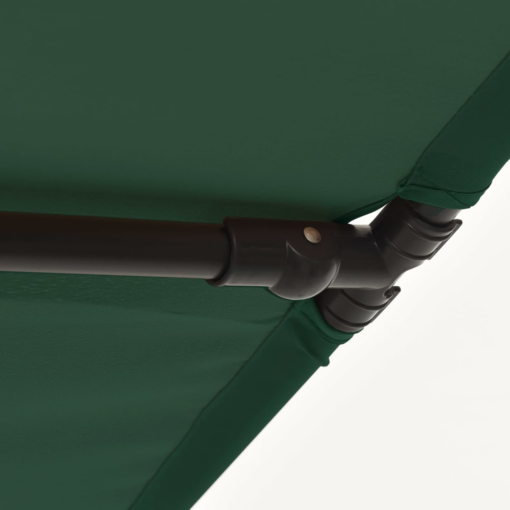 Garden Parasol | Green | Aluminium | Medium | Rotatable | Garden Parasol