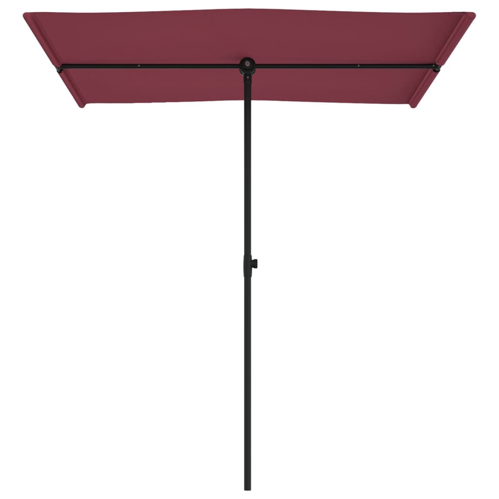 Garden Parasol | Bordeaux Red | Polyester, Aluminium | Medium