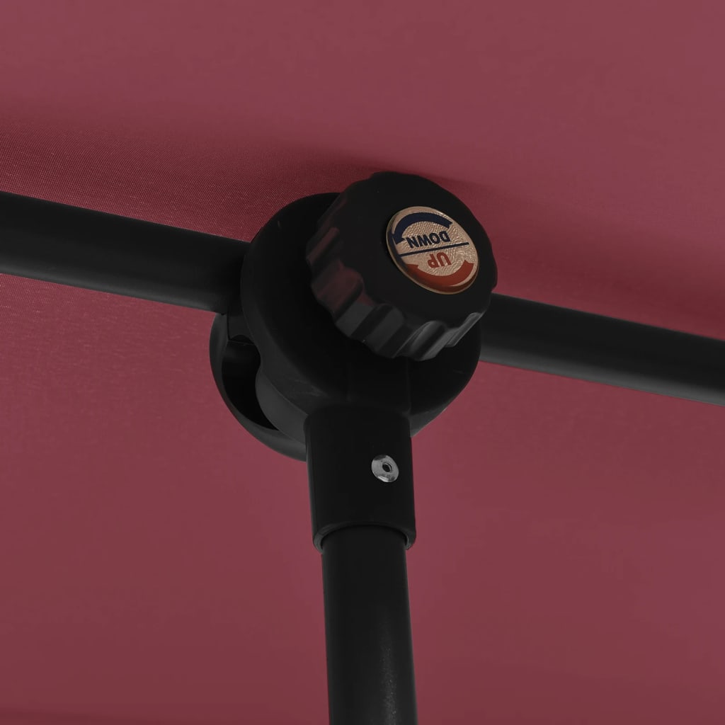 Garden Parasol | Bordeaux Red | Polyester, Aluminium | Medium