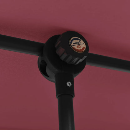 Garden Parasol | Bordeaux Red | Polyester, Aluminium | Medium