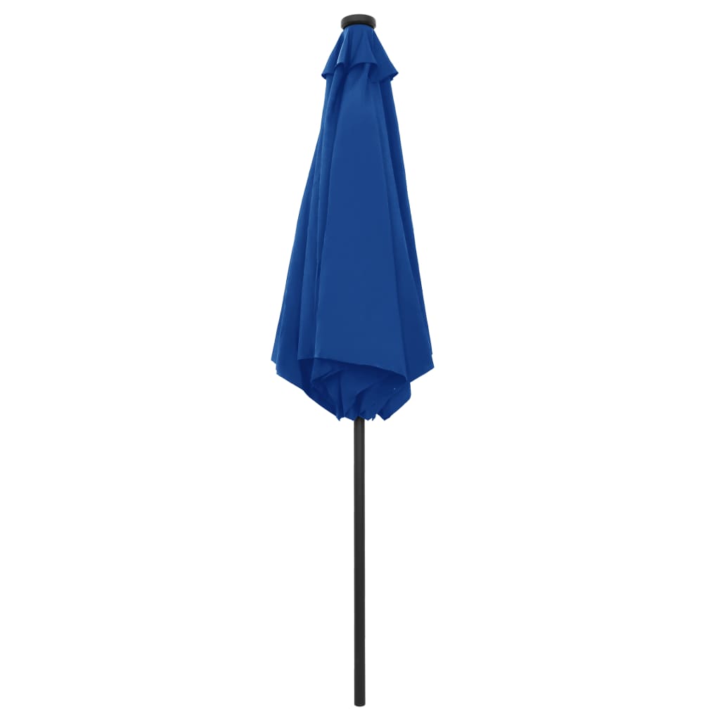 Garden Parasol | Azure Blue | Polyester, Aluminium, Steel | Medium