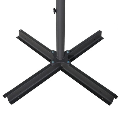 Garden Parasol with Aluminium Pole 500 cm Black