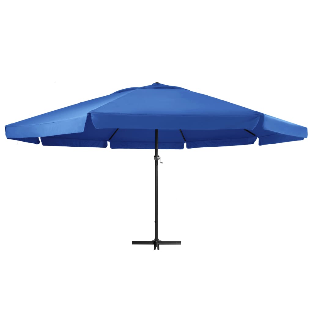 Garden Parasol | Azure Blue | Polyester with PA coating | Large