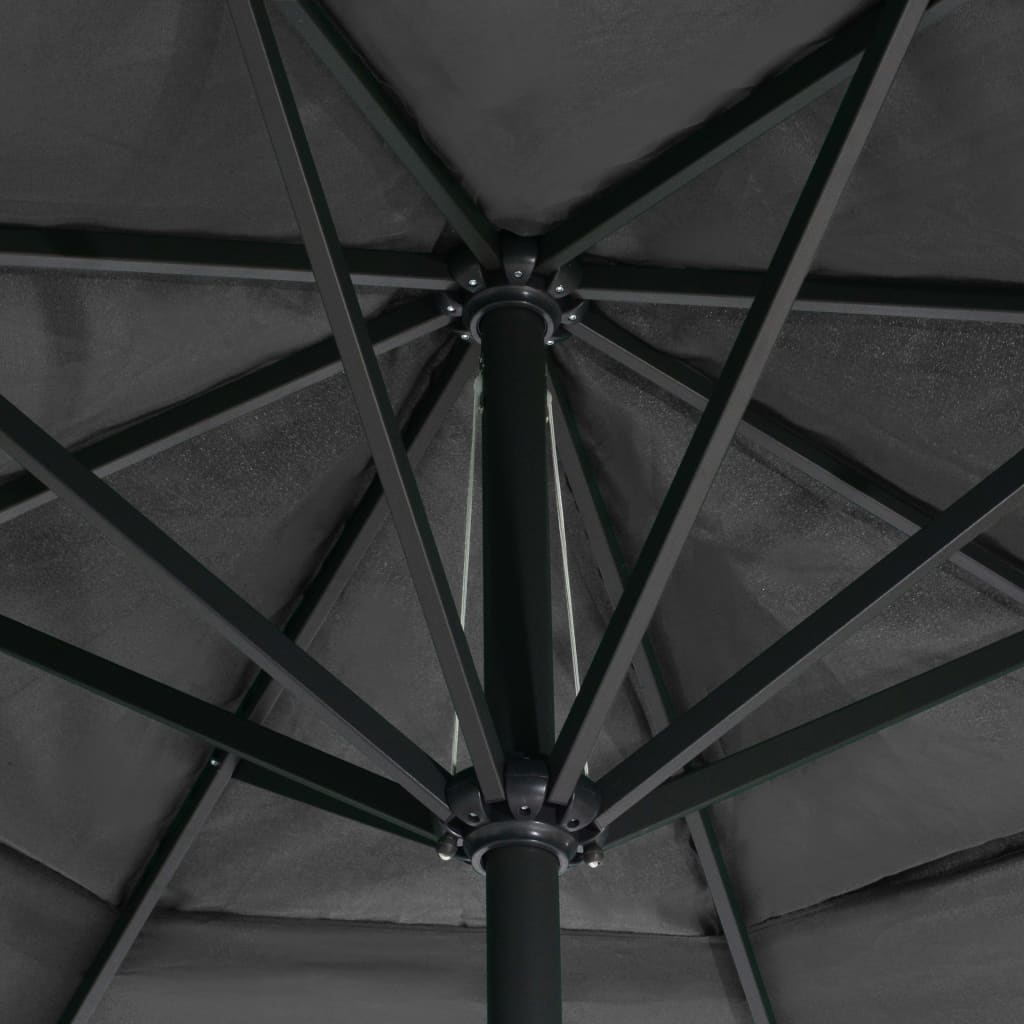 Garden Parasol | Anthracite | Polyester, Aluminium, Steel
