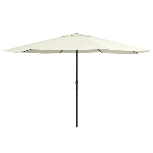 Garden Parasol | Sand White | Polyester, Metal | Large