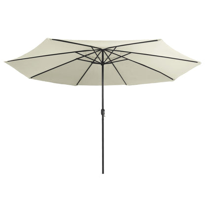 Garden Parasol | Sand White | Polyester, Metal | Large