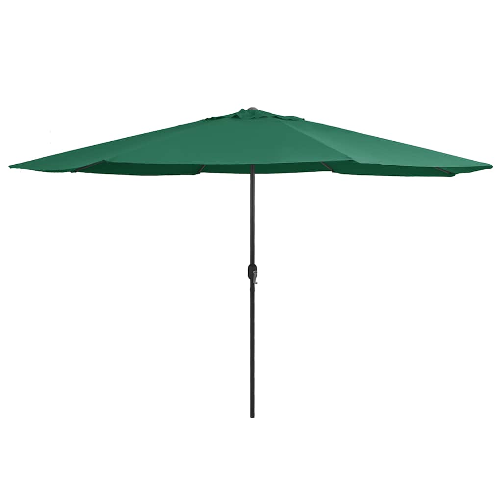 Garden Parasol with Metal Pole 390 cm Green