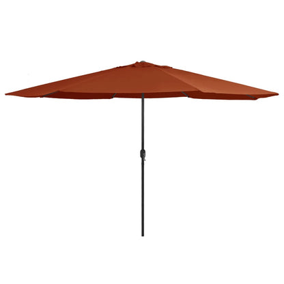 Garden Parasol | Terracotta | Polyester, Metal | Large