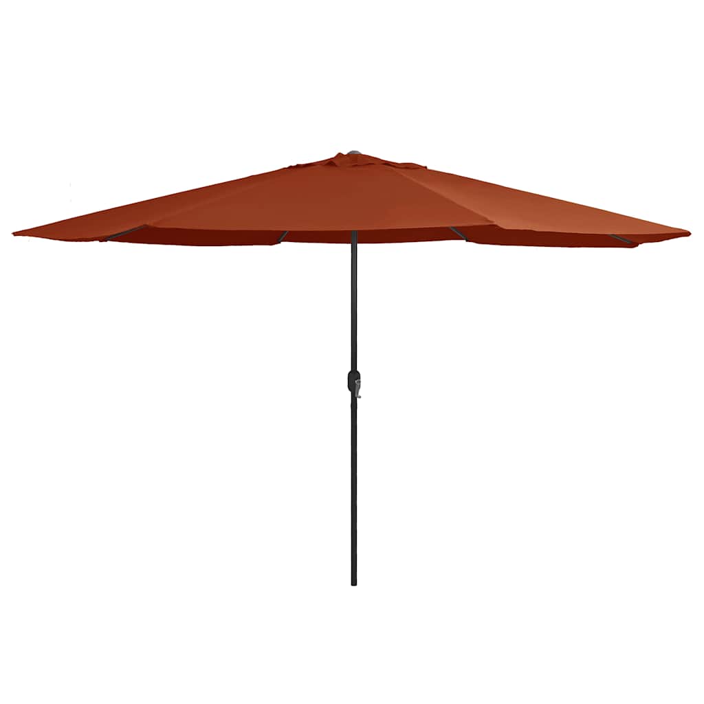 Garden Parasol with Metal Pole 390 cm Terracotta