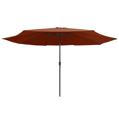 Garden Parasol | Terracotta | Polyester, Metal | Large