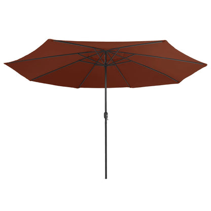 Garden Parasol | Terracotta | Polyester, Metal | Large