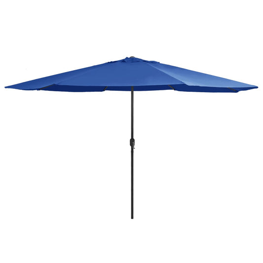 Garden Parasol | Azure Blue | 100% polyester, metal | Large | Collapsible