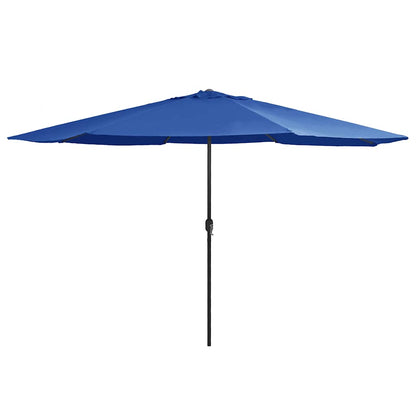 Garden Parasol with Metal Pole 390 cm Azure Blue
