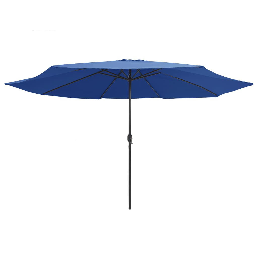 Garden Parasol | Azure Blue | 100% polyester, metal | Large | Collapsible