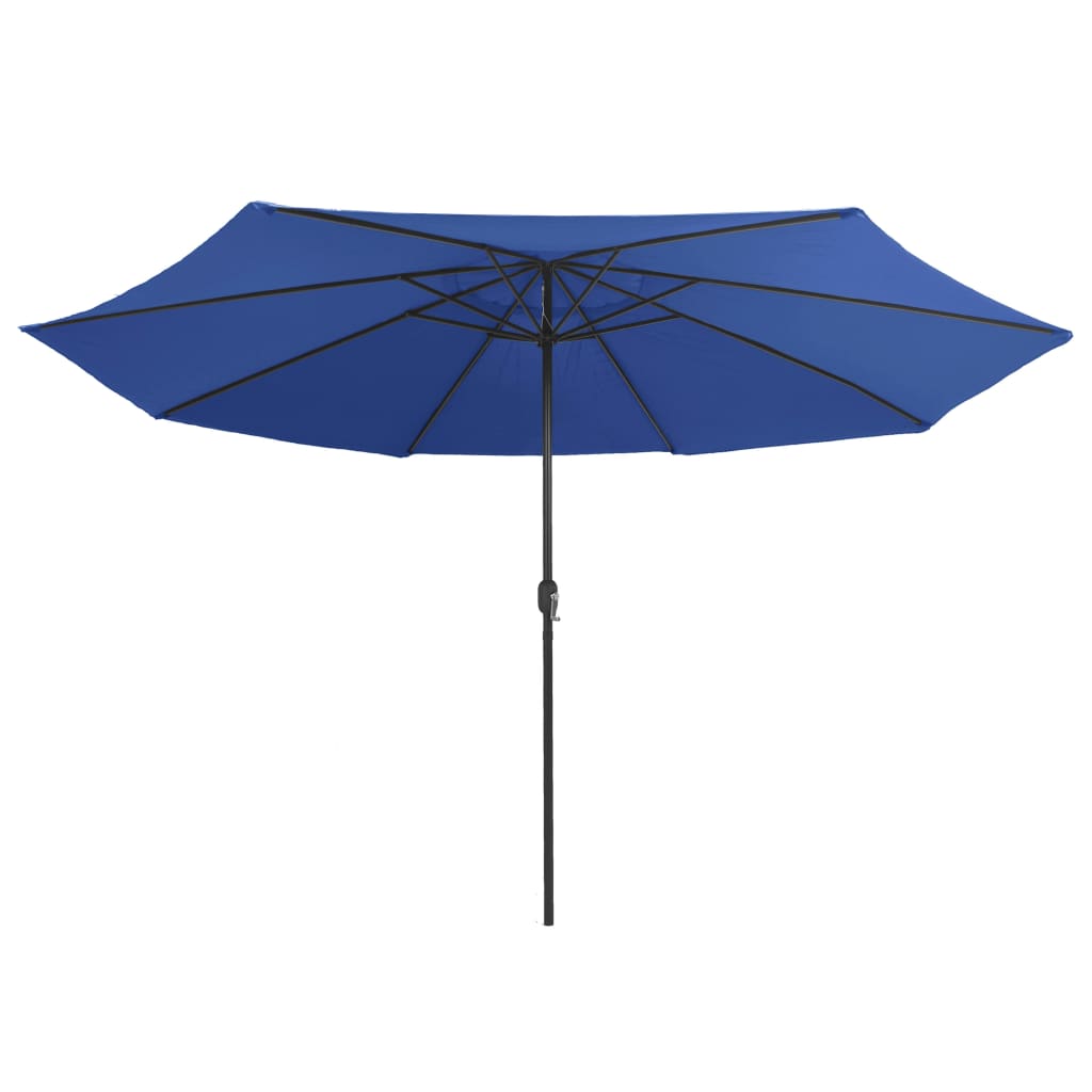 Garden Parasol | Azure Blue | 100% polyester, metal | Large | Collapsible
