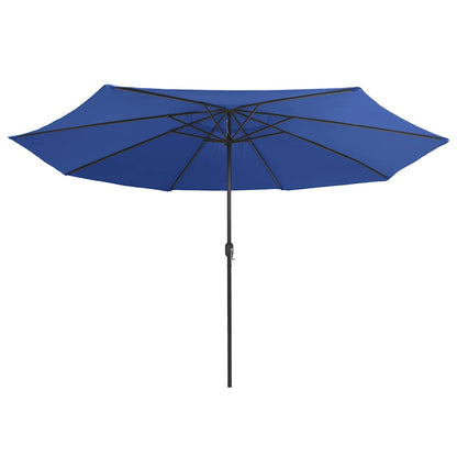 Garden Parasol with Metal Pole 390 cm Azure Blue