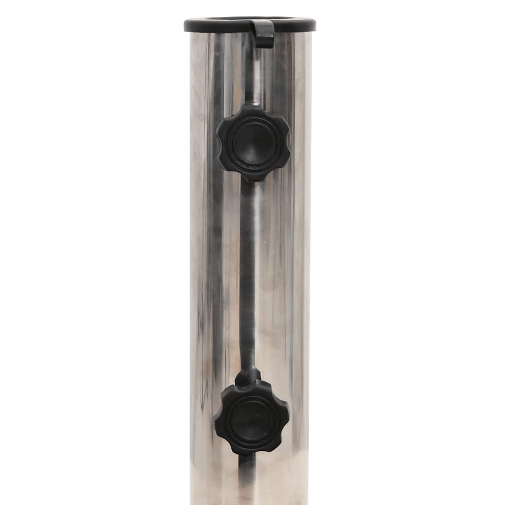 Parasol Base | Black | Granite, Stainless Steel | 30 kg | Rollable