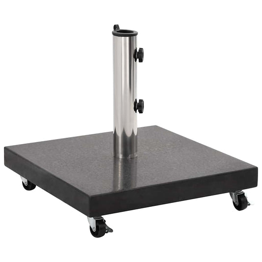 Parasol Base | Black | Granite, Stainless Steel | Medium