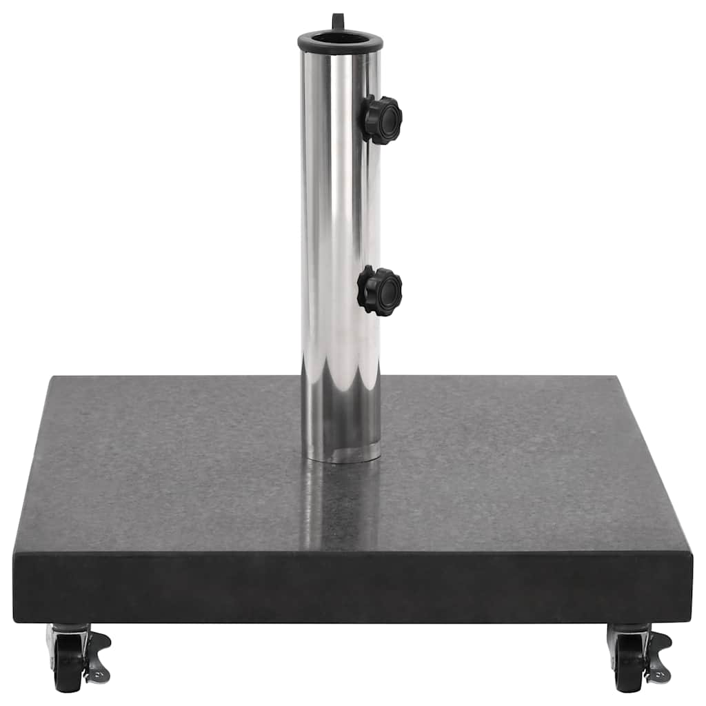 Parasol Base | Black | Granite, Stainless Steel | Medium