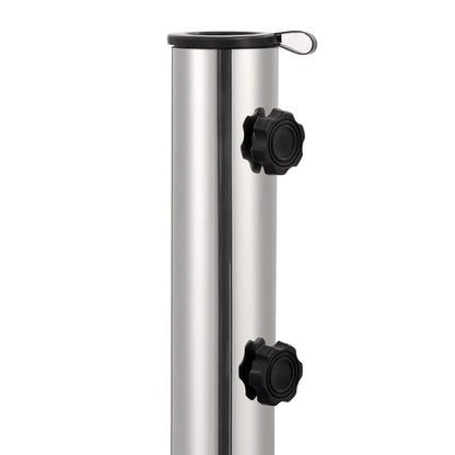 Parasol Base | Black | Granite, Stainless Steel | Medium