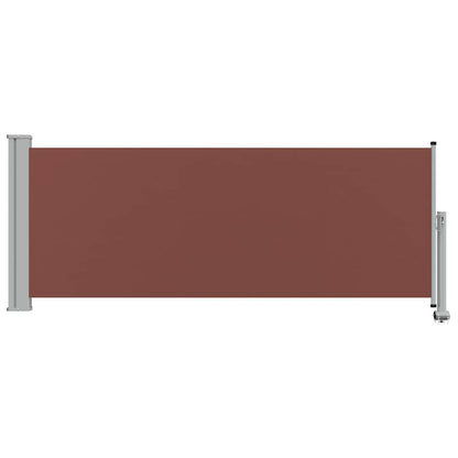 Patio Retractable Side Awning 100x300 cm Brown