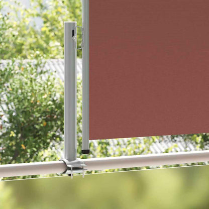 Patio Retractable Side Awning 100x300 cm Brown