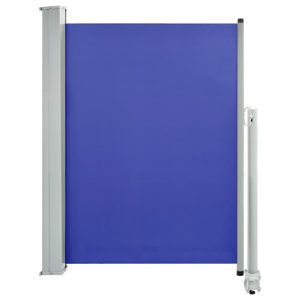 Patio Retractable Side Awning 100x300 cm Blue