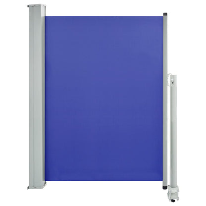 Patio Retractable Side Awning 100x300 cm Blue