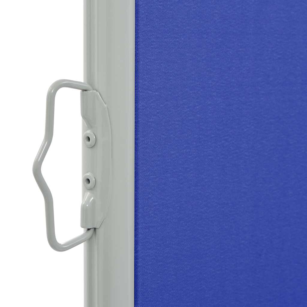 Patio Retractable Side Awning 100x300 cm Blue