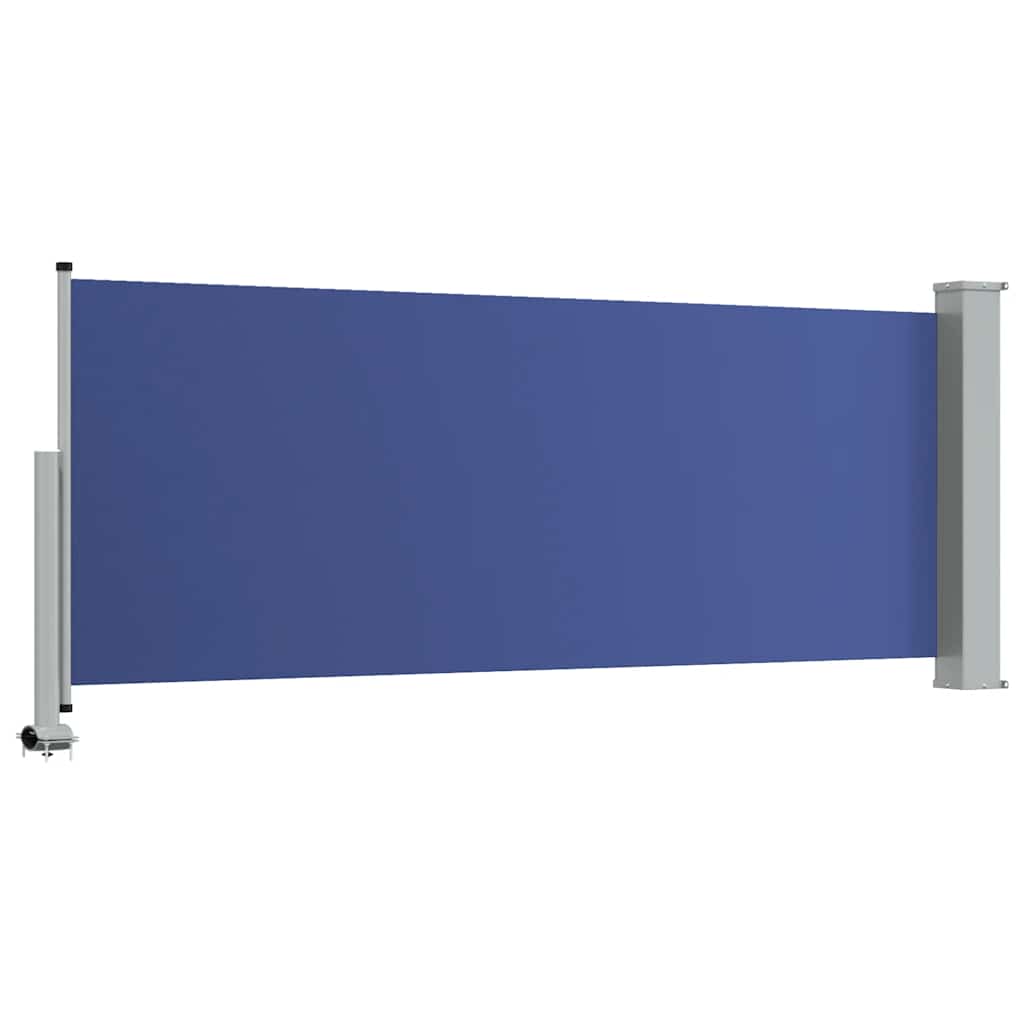 Patio Retractable Side Awning 100x300 cm Blue