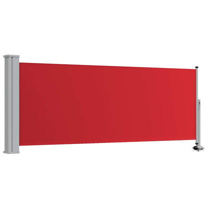 Patio Retractable Side Awning 100x300 cm Red
