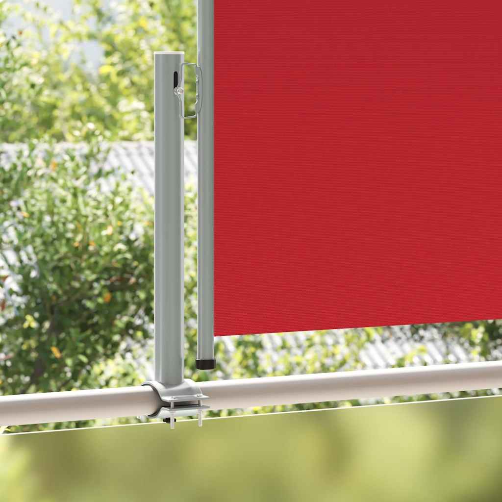 48342 vidaXL Patio Retractable Side Awning 100x300 cm Red
