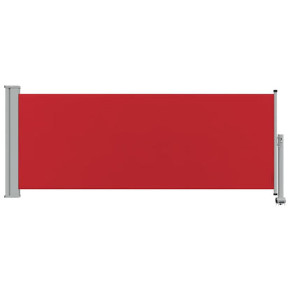 Patio Retractable Side Awning 100x300 cm Red