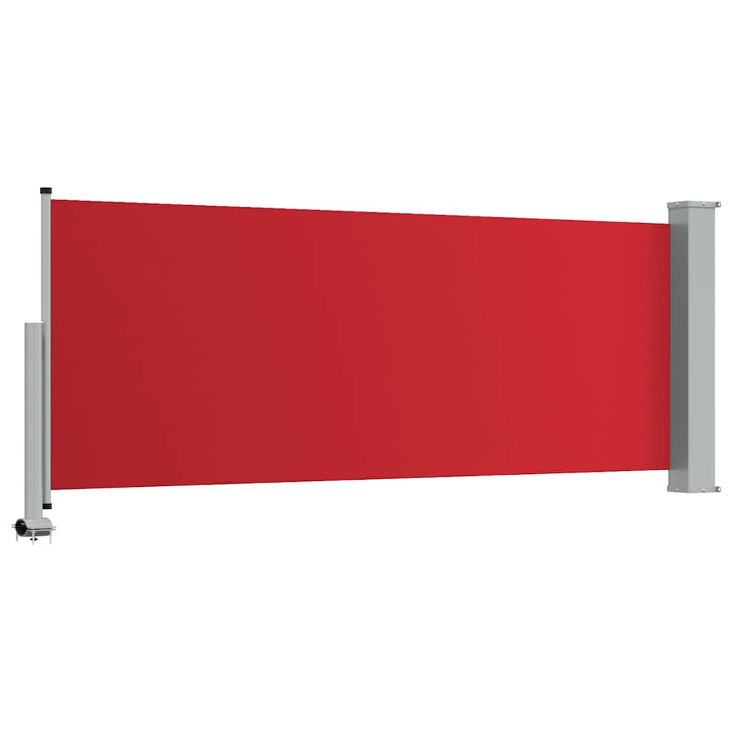 Patio Retractable Side Awning 100x300 cm Red