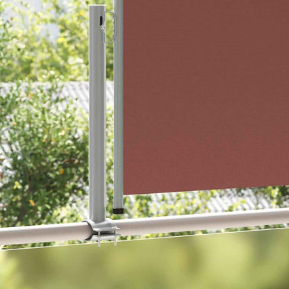 48343 vidaXL Patio Retractable Side Awning 120x300 cm Brown