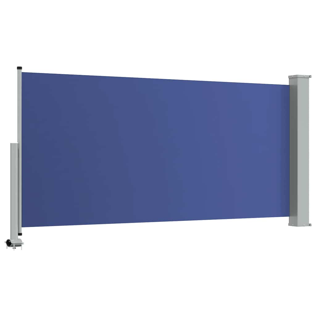 Patio Retractable Side Awning 120x300 cm Blue